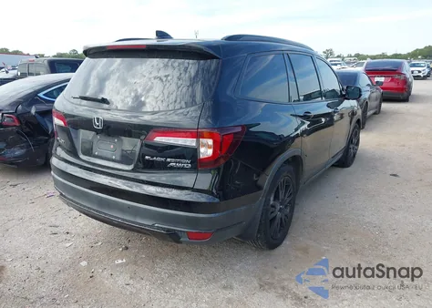 2020 Honda Pilot Awd Black Edition из США, поврежденный, VIN 5FNYF6H76LB046976
